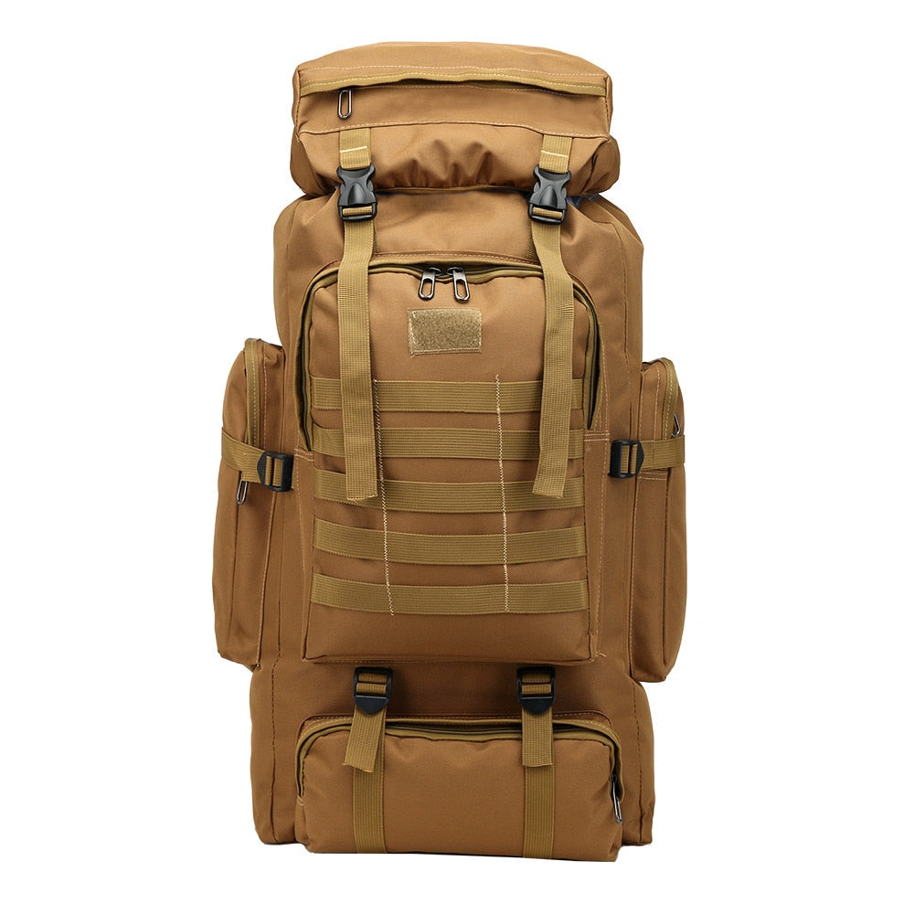 70L Camping Backpack Men Bags Military Tactical Rucksack For Outdoor Climbing Hiking Travel Back Packs