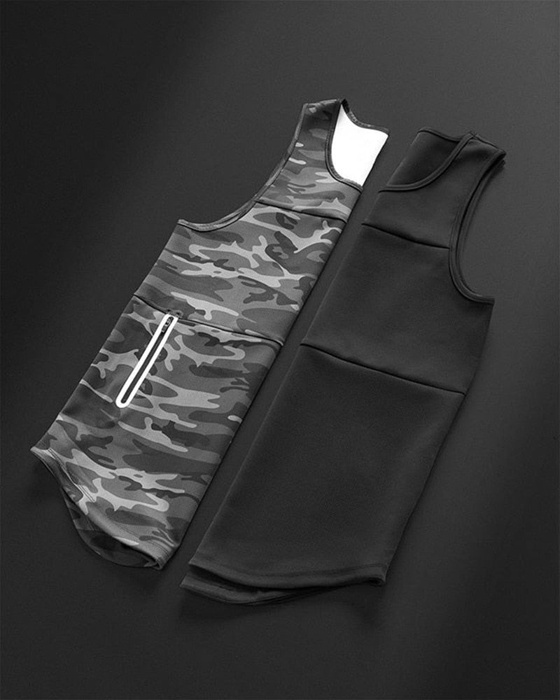 Male Casual Vest Tops Men& Sports Vest Summer Quick Drying Top Workout Gym Vest Sportswear - carsonsislandofhealth